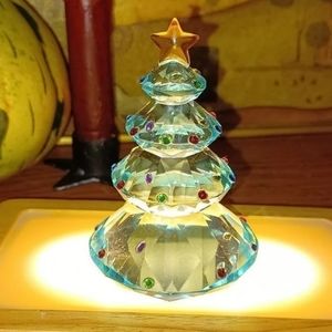 Handmade Blown Glass Christmas Tree NEW